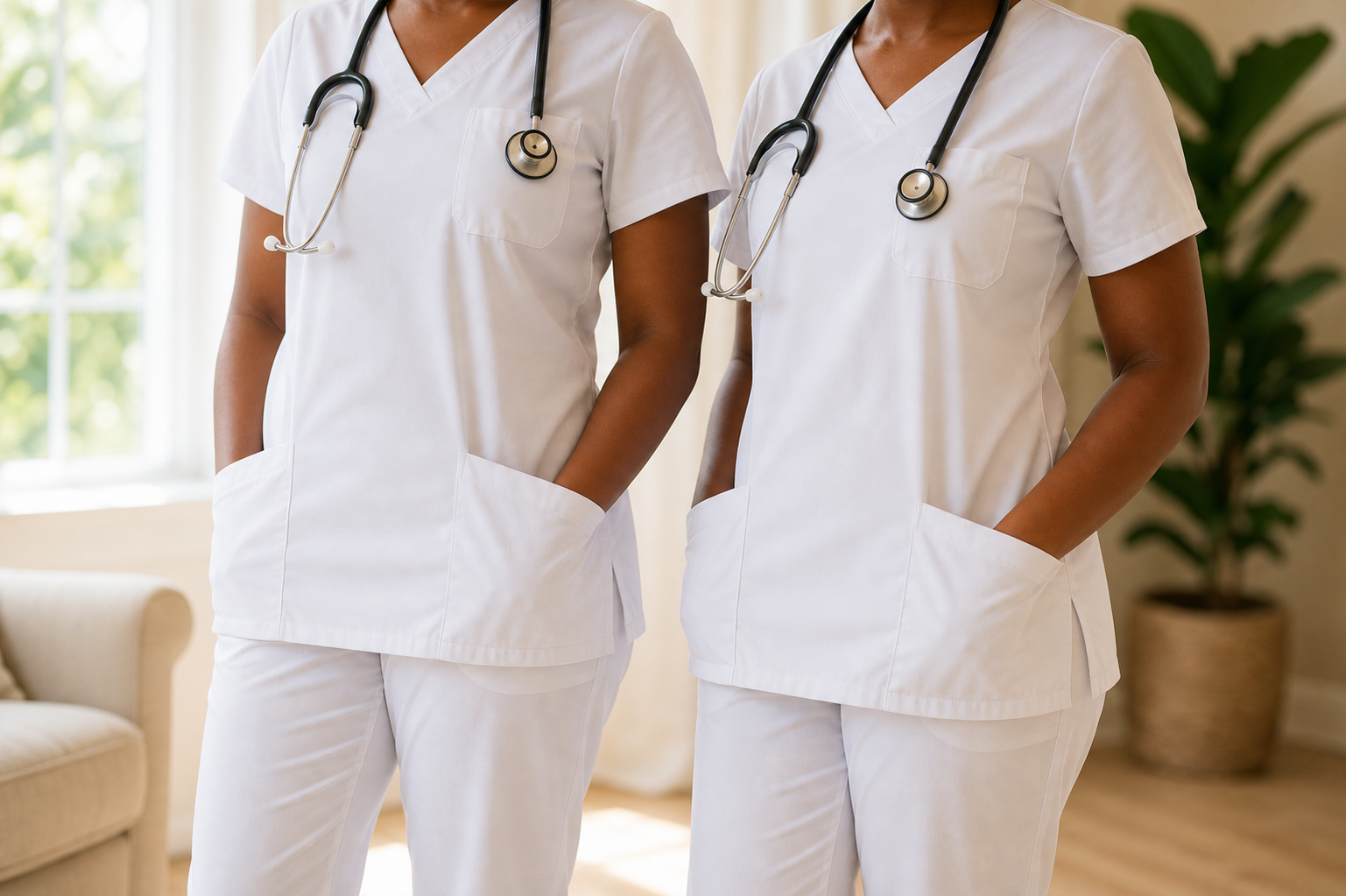 Le binôme d'infirmières SDBS Soins